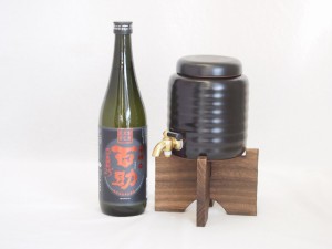 本格焼酎サーバー1000cc(18cm×24cm 1kg)セット井上酒造 本格麦焼酎 精白百助 (大分県) 720ml×1本