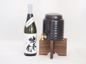 本格焼酎サーバー1000cc(18cm×24cm 1kg)セット井上酒造 本格麦焼酎 常圧粗濾過独奏会りさいたる27° (大分県) 720ml×1本