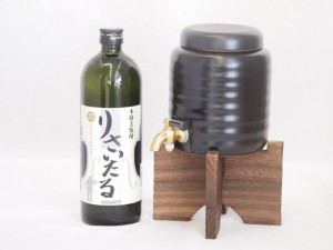 本格焼酎サーバー1000cc(18cm×24cm 1kg)セット井上酒造 本格麦焼酎 りさいたる27° (大分県) 720ml×1本