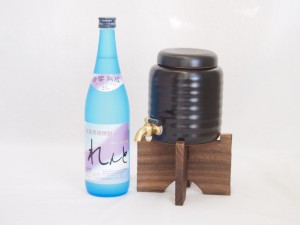 本格焼酎サーバー1000cc(18cm×24cm 1kg)セット奄美大島開運酒造 音響熟成黒糖焼酎 れんと (鹿児島県) 720ml×1本