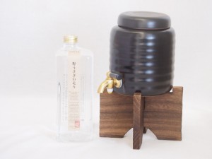 本格焼酎サーバー1000cc(18cm×24cm 1kg)セット黒木本店 本格米焼酎 野うさぎの走り (宮崎県) 600ml×1本