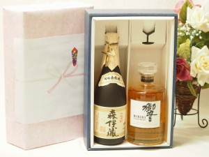 プレミアムギフトボックス芋焼酎森伊蔵セット700ml  ウイスキー響43°700ml