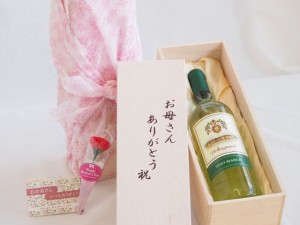 遅れてごめんね♪母の日 お母さんありがとう木箱セット イタリア白ワインbellosgurdo VINO BLANCO 750ml 遅れてごめんね♪母の日カードと