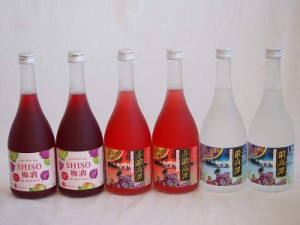 楽しむ鍛高譚6本セット(しそ焼酎鍛高譚20% SHISO梅酒12% 赤鍛高譚20%) 720ml×6本