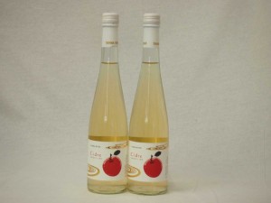 2本セット国産フルーツりんごワイン Cider 青森弘前産りんご使用 やや甘口 丹波ワイン (京都府) 500ml×2本