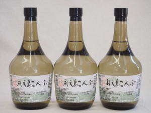 3本セット合同酒精　こんぶ礼文島焼酎　720ml×3本［北海道］