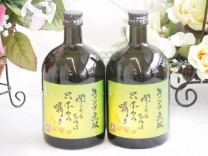 2本セット(キャンプ無双 長期貯蔵麦焼酎古酒２５度(鹿児島県)) 720ml×2本