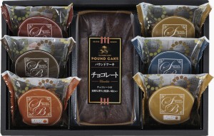 夏の贈り物お中元 ケーキ・焼き菓子詰合せ スイートバスケット チョコレートケーキ・マドレーヌ(メープル・ミルク・カフェラテ・アップル