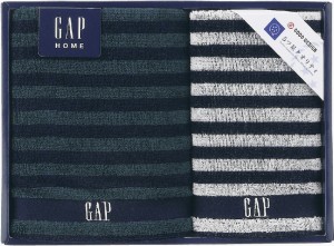 夏の贈り物お中元 フェイスタオル＆ウォッシュタオル GAP HOME フェイスタオル：34×75cm、ウォッシュタオル：34×35cm