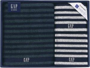 春の贈り物ギフト　タオルセット GAP HOME バスタオル(60×120cm)・フェイスタオル(34×75cm)・ウォッシュタオル(34×35cm)×各1