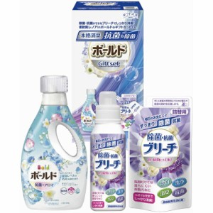 夏の贈り物お中元 除菌抗菌・ボールドギフトセット ギフト工房 P&Gボールドジェル（640g）・除菌抗菌ブリーチ（400g）・除菌抗菌ブリーチ