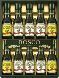 夏の贈り物お中元 ボスコギフト 日清オイリオ ボスコエキストラバージンオリーブオイル（140g）×6、ボスコオリーブオイル（140g）×4