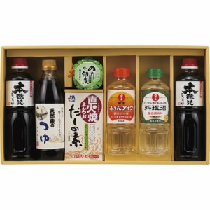 春夏の贈り物ギフト 佃煮＆調味料バラエティセット サンビシ本醸造しょうゆ（500ml）×2、伊賀越天然蔵のつゆ（500ml）・日の出（料理酒