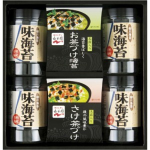 春夏の贈り物ギフト 永谷園お茶漬け・柳川海苔詰合せ 柳川海苔味付け海苔（8切32枚）×4、永谷園お茶づけ海苔（6.3g×3袋）・永谷園さけ