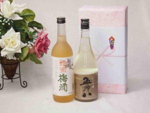 贈り物ギフト五郎八にごり酒720mlセット  中野BC 蜂蜜梅酒(和歌山県)720ml