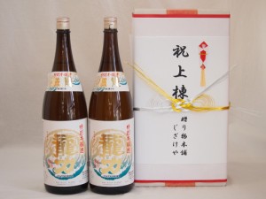 祝上棟式奉納 兵庫県産日本酒お酒2本セット(龍力 特別本醸造 1800ml×2本)(金銀水引・文化タイプ）