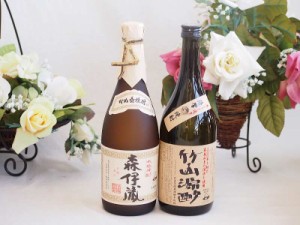 プレミアムな焼酎ペアセット 芋焼酎森伊蔵25°(鹿児島県)720ml芋焼酎竹山源酔25°(鹿児島県)720ml