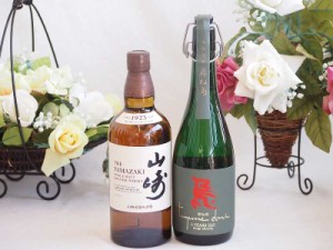 贈り物ギフト ジャパニーズウイスキーと本格麦焼酎対決セット 山崎700ml尋ね鳥25°(長崎県)720ml