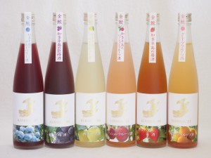 愛知果物キュール6本セット(山田錦吟醸ブレンド グレープフルーツ酒 日本酒ブレンドベルガモットオレンジ 日本酒ブレンドパッションフル