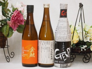 選りすぐり地酒3本セット(厳封 特別純米 ひやおろし低温貯蔵完熟純米 金鯱 完熟ひやおろし本醸造) 720ml×3本