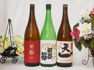 純米酒飲み比べ3本セット(早川酒造 天一純米(三重県) 金鯱 初夢桜 純米 南部美人 特別純米(岩手県)) 1800ml×3本