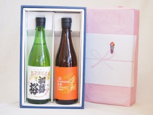 夏の贈り物お中元 年に一度の醸造日本酒贈り物ボックス2本セット(金鯱 完熟ひやおろし本醸造 金鯱 初夢桜 純米) 720ml×2本