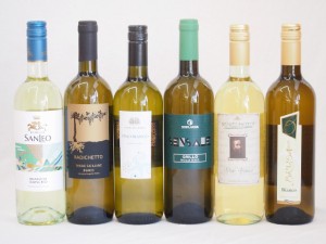 高品質イタリアワイン(白6本)750ml×6本