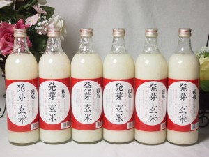 【 6本セット】篠崎　国菊　発芽玄米甘酒（はつがげんまいあまざけ）ノンアルコール　985g