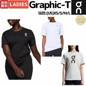 オン On Graphic-T グラフィックT レディース Tシャツ 半袖 コットン100％ コットン 綿 オーガニックコットン デイリーユース カジュアル