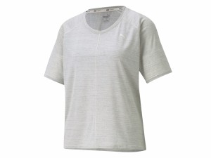 プーマ PUMA スタジオ グラフィン リラックス Tシャツ レディース 春 夏 ベージュ スポーツ フィットネス 半袖 Tシャツ 520713-75