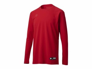 デサント DESCENTE 丸首長袖アンダー ジュニア レッド 赤 野球 インナー アンダーシャツ RED