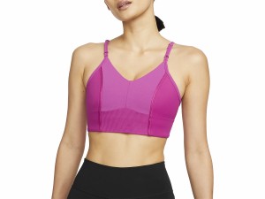 ナイキ NIKE ヨガ Dri-FIT インディ スポーツブラ レディース オールシーズン パープル 紫 スポーツ フィットネス インナー ブラトップ D