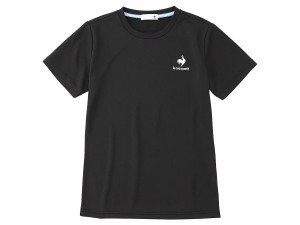 ルコック le coq sportif エコペットショートスリーブシャツ レディース 春 夏 ブラック 黒 スポーツ フィットネス 半袖 Tシャツ QMWTJA3