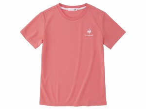 ルコック le coq sportif エコペットショートスリーブシャツ レディース 春 夏 ピンク 桃色 スポーツ フィットネス 半袖 Tシャツ QMWTJA3