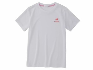 ルコック le coq sportif エコペットショートスリーブシャツ レディース 春 夏 ホワイト 白 スポーツ フィットネス 半袖 Tシャツ QMWTJA3