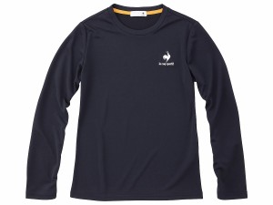 ルコック le coq sportif エコペットロングスリーブシャツ レディース 春 夏 ネイビー 紺 スポーツ フィットネス 長袖 Tシャツ QMWTJB30Z