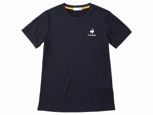 ルコック le coq sportif エコペットショートスリーブシャツ レディース 春 夏 ネイビー 紺 スポーツ フィットネス 半袖 Tシャツ QMWTJA3