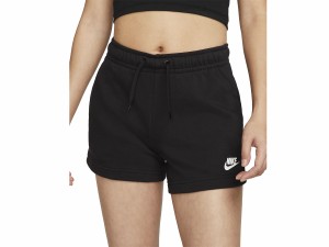 ナイキ NIKE スポーツウェア クラブ フリース ショートパンツ レディース 春 夏 ブラック 黒 スポーツ フィットネス ショート パンツ CJ3