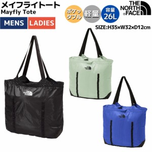 ノースフェイス THE NORTH FACE 【正規取扱店】Mayfly Tote メイフライトート 26L ユニセックス メンズ レディース ブラック グリーン ブ