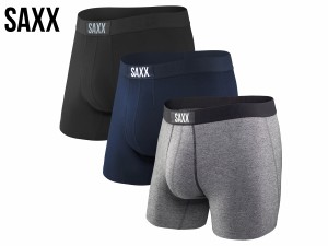 ボクサーパンツ VIBE SUPER SOFT BOXER BRIEF 3PACKS バイブ スーパーソフト メンズ 3枚組 サックスアンダーウェアー SAXX UNDERWEAR