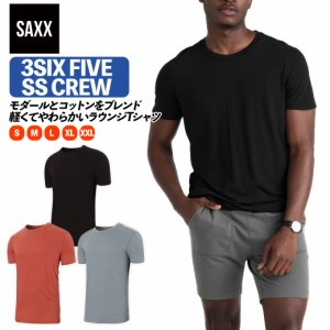 3SIX FIVE SS TEE スリーシックスファイブ メンズ ショートスリーブクルー Tシャツ 部屋着 パジャマ サックスアンダーウェアー SAXX UNDE