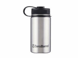 ゼロバレル ZeroBarrel ADVENTURE 354ml（12oz） シルバー 登山 アウトドア トレイル 小物 水筒 ボトル ZW-02-BrushedMetal