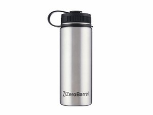 ゼロバレル ZeroBarrel ADVENTURE 532ml（18oz） シルバー 登山 アウトドア トレイル 小物 水筒 ボトル ZW-02-BrushedMetal