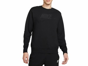 ナイキ NIKE クラブ+ FT GX L/S クルー メンズ 秋 冬 ブラック 黒 スポーツ トレーニング スウェット トレーナー DQ4584-010