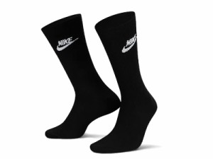 ナイキ NIKE スポーツウェア エブリデイ エッセンシャル クルー ソックス (3足) ブラック スポーツ 靴下 ソックス DX5025-010