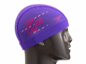 スピード speedo SPEEDO Logo Mesh Cap スピードロゴメッシュキャップ ユニセックス パープル 紫 水泳 スイム キャップ 帽子 水泳帽 SE12