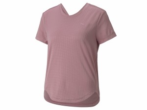 プーマ PUMA STUDIO ワッフル SS Tシャツ レディース 春 夏 ピンク 桃色 スポーツ フィットネス 半袖 Tシャツ 522740-46