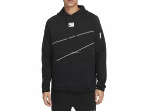 ナイキ NIKE Dri-FIT Q5 フリース プルオーバー L/S フーディ メンズ 秋 冬 ブラック 黒 スポーツ トレーニング パーカー ジャケット DQ6