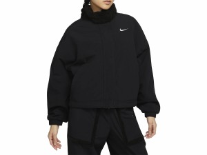 ナイキ NIKE スポーツウェア エッセンシャル ウーブン フリースラインド ジャケット レディース 秋 冬 ブラック 黒 スポーツ フィットネ