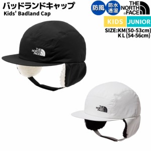 ノースフェイス THE NORTH FACE Kids' Badland Cap バッドランドキャップ キッズ ジュニア 秋 冬 ブラック ホワイト カジュアル 帽子 キ